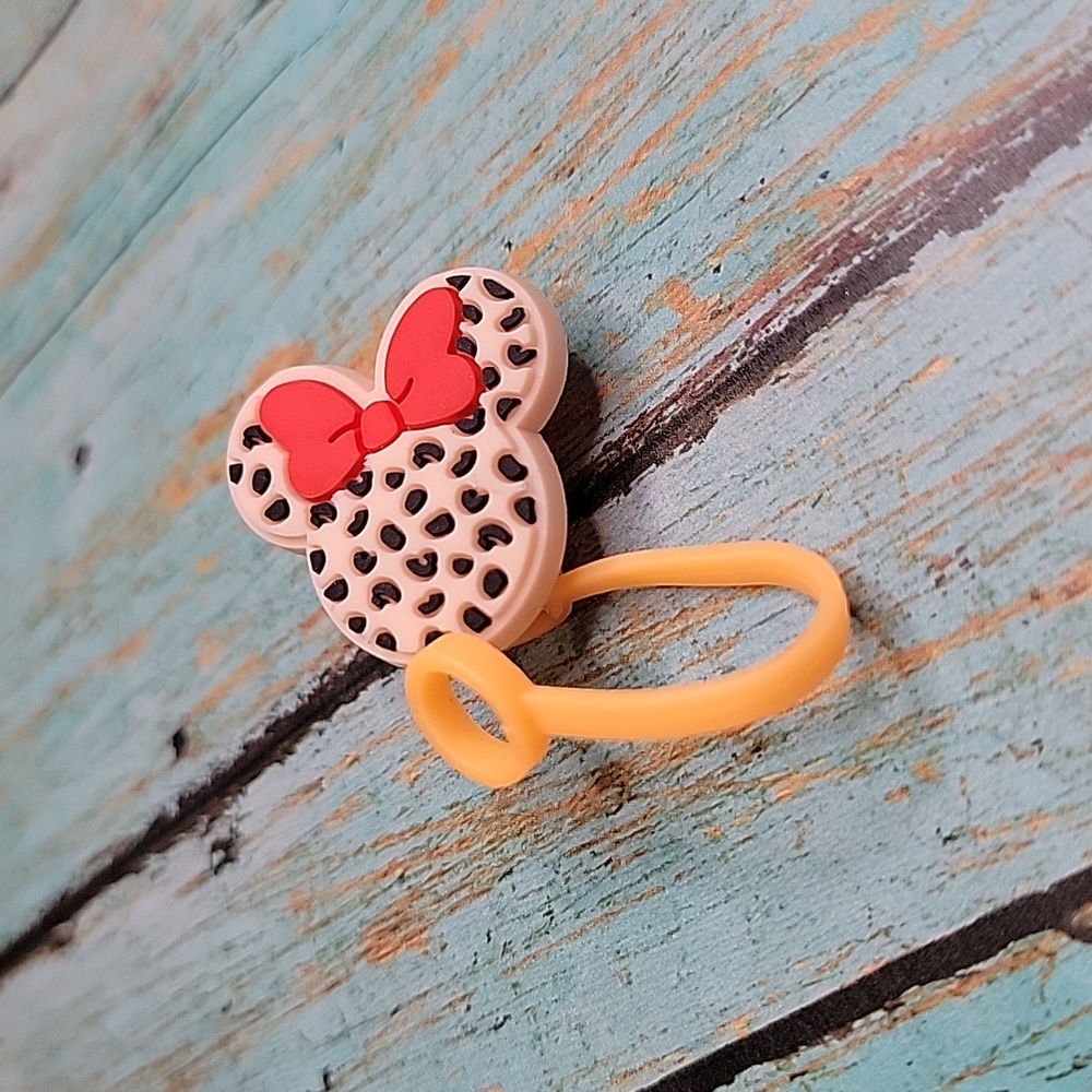 Minnie Mouse Leopard Straw Topper - Picture 5 of 5